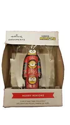 Hallmark Ornament -Merry Minions-NEW W/Damaged Box- Price REDUCED  • $7.49