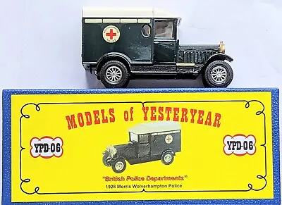 Matchbox Models Of Yesteryear Code 2 1928 Morris Van Wolverhampton Police YPD06 • £39