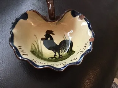 Motto Ware Longpark Devon Pottery Torquay Jam Dish • £3.99