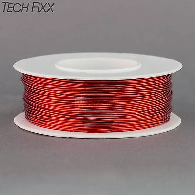 Magnet Wire 26 Gauge AWG Enameled Copper 315 Feet Coil Winding And Crafts Red • $8.50