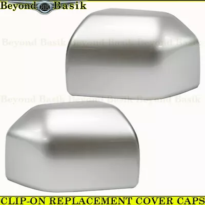 2015 2016 2017 2018 2019 2020 Ford F150 Mirror COVERS Skull Caps UX INGOT SILVER • $55.99