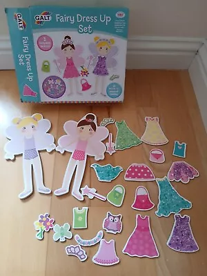 GALT Age 3+ Years Fairy Dressing Up Set - Kids Magnetic Fairy Dolls And Clothes • £2