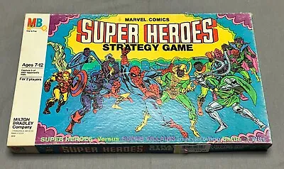 Vintage Marvel Comics Super Heroes Strategy Game Milton Bradley (1980) • $20