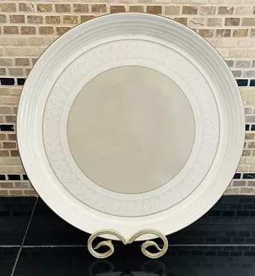 Mikasa Platter / Chop Plate Claridge Cera Stone 12” CN118 Gray And Tan Oval • $54.90
