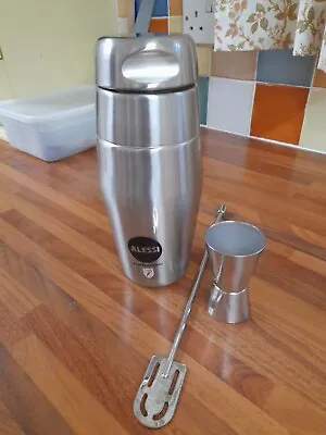 £100 • Buy Alessi 870 Cocktail Shaker  50cl L 870/50, Stirrer & Measure New Boxed.