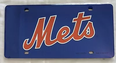 New York Mets MLB Mirrored Laser Cut License Plate WinCraft • $24.99