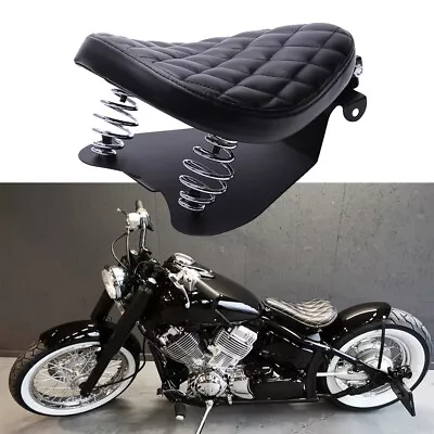 $69.69 • Buy For Yamaha V-Star 250 650 950 1100 1300 XVS Bobber Motorcycle Spring Solo Seat