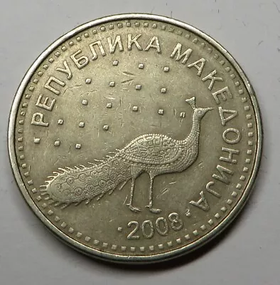 Macedonia 10 Denari 2008 Copper-Nickel-Zinc KM#31 • $1.20