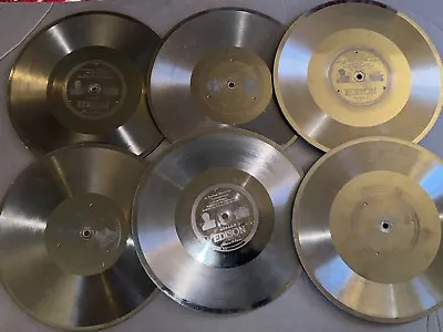 Six Very Nice Early Edison Etched Label Diamond Disc Records • $25