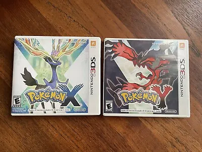 $35 • Buy Pokemon X & Y Orignal Authentic Case And Manual Artwork Only | Nintendo 3DS