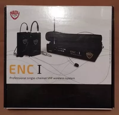 Nady Systems Inc ~ ENC I Single Channel VHF Wireless Handheld Microphone System  • $54.95