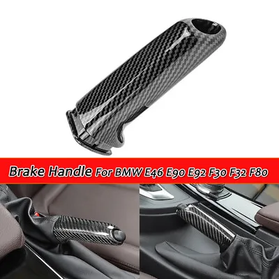 For Bmw E36 E46 E90 E92 F30 F32 F80 F82 Carbon Fiber Brake Handle Handbrake Grip • $15.50
