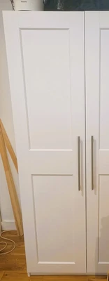 1 IKEA Grimo Door 195 X 50 Cm Whith Handle • £30