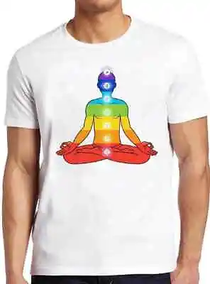 £6.95 • Buy Aztec Yoga Buddha Chakra Meditation  Cool Retro T Shirt 2241