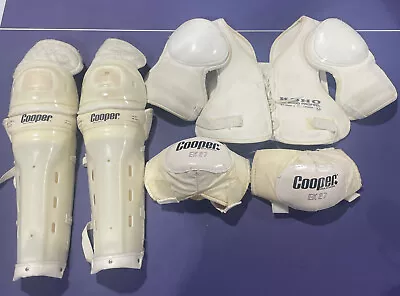 Vintage Cooper & Koho Hockey Equipment Shouler Elbow & Shin Pads • $31.26