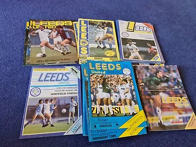 £1 • Buy Leeds United Home Programmes 81-82, 83-84, 85-86, 86-87, 88-89 Seasons
