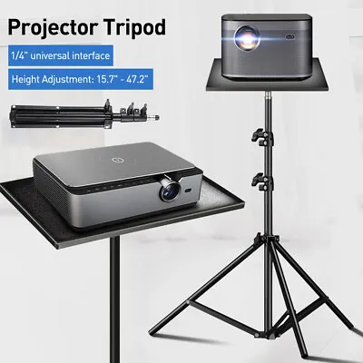 Projector Tripod Stand Foldable Laptop Tripod Bracket With Tripod Tray DJ Rack • $31.69