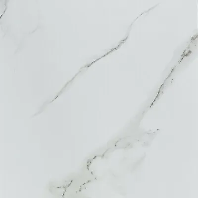 White Marble 8mm Bathroom Shower Wall Panels PVC Ceiling Cladding Kitchen  • £227.34
