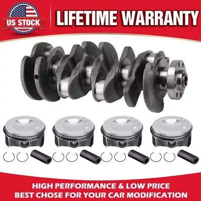 Crankshaft & Piston Rings Kit For VW Golf  Audi S3 A4 A5 Q5 TTS CHH 2.0 Turbo • $259.76