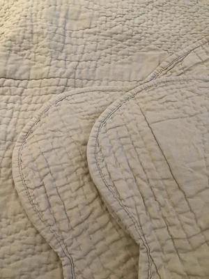 £25 • Buy CATH KIDSTON ~ Lightweight Cotton Quilt/Throw Bedspread ~ Large ~ Light Brown
