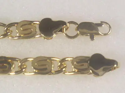 10mm  7   8   18k Gold Plated Scroll Designer Bracelet Lifetime Warranty  16 • $9.95