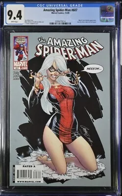 Amazing Spider-man #607 Cgc 9.4 (nm) J. Scott Campbell Classic Black Cat Cover • $154.99