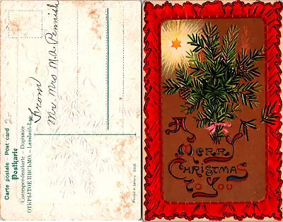 Vintage Christmas X-Mas Postcard Used 50258 • $4.99