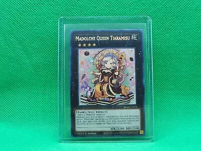 Yugioh! Madolche Queen Tiaramisu - BLMR-EN076 - Secret Rare - 1st Edition Tgc • $1.49