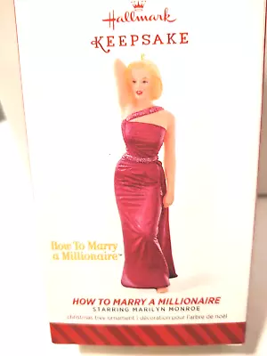 Hallmark Keepsake 2014 Marilyn Monroe How To Marry A Millionaire Ornament • $8.95