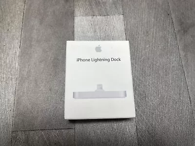 Official Apple IPhone Lightning Dock Silver - A1717 • £21.99