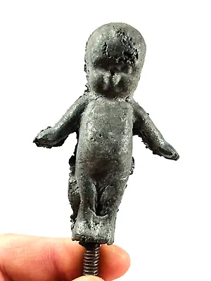 Vtg 20s 30s UNUSUAL Cast Aluminum Kewpie Doll Mold Candy Chocolate? Circus Game • $149.99