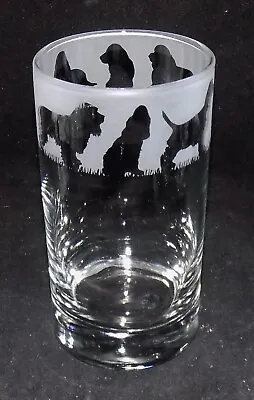 New 'COCKER SPANIEL' Hand Etched Highball Glass With Gift Box -The Perfect Gift! • £12.99