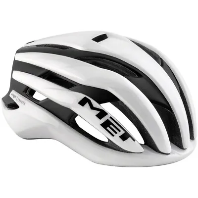 MET Trenta MIPS Road Tri/TT Helmet In-Mold EPS Matte/Glossy White/Black Small • $299