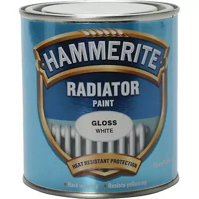 Hammerite Radiator Enamel Paint Gloss White 500ml • £20.95