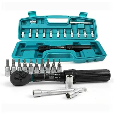 MTB Bike Torque Wrench Drive Click Torque Wrench Set Bicycle Repair Kit Tools • $64.51