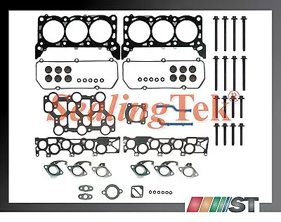 $89.98 • Buy Fit Ford 3.8L 4.2L V6 VIN Code 4,2 Engine Cylinder Head Gasket Set W/ Bolts Kit