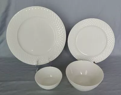 Trellis White - Plates Or Bowls - By Mikasa Your Choice! • $7.65