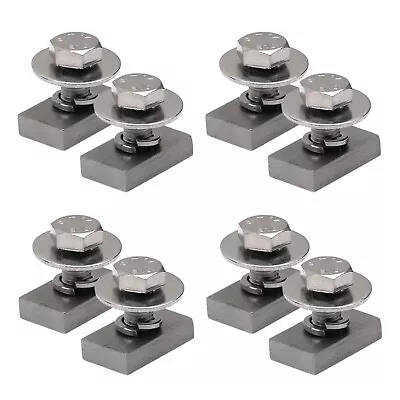 Slot Channel Nut 8mm M8x20mm Bolt Kit Rhino Thule Yakima Roof Rack Awning SS 32X • $28.90