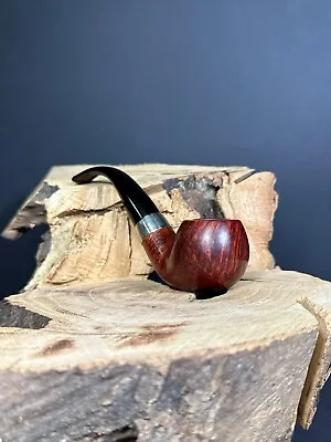 Peterson's Dublin K&P 03 Bent Apple Smooth Finish Smoking Pipe • £104.48