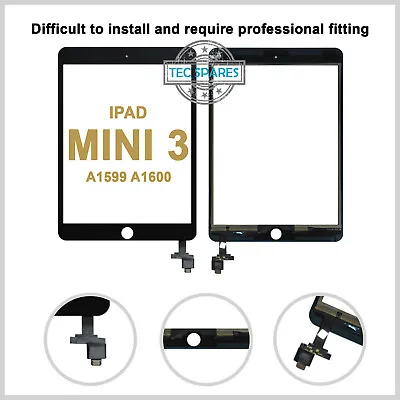 For IPad Mini 3 A1599 A1600 Touch Screen Digitizer Glass Lens Replacement NEW • £9.13