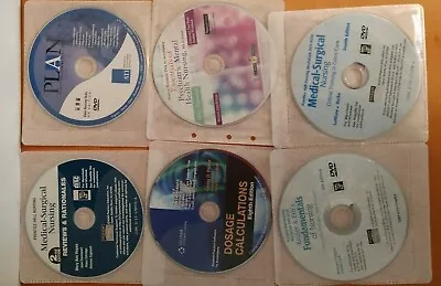 LOT Of 11 NURSING PRENTICE HALL TABER'S & MORE CD ROM STUDY STUDENT RESOURCE • $39.99