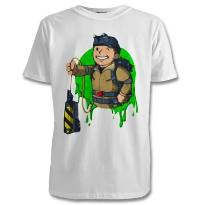 Fallout Ghostbusters Parody T Shirt - Size S M L XL 2XL - Multi Colour • £19.99