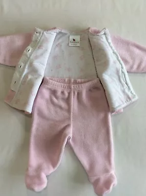 Ladybird Cosy Pink Baby Outfit- Age 0-3 Months • £5.50