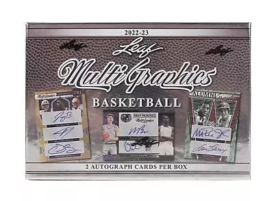 2022/23 Leaf Multigraphics Basketball Hobby Box • $129.95