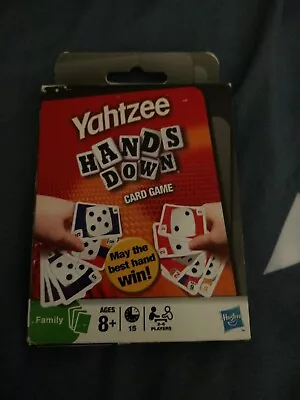 Yahtzee Hands Down Card Game Used By Hasbro • $4.65