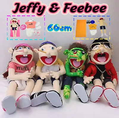 60cm Jeffy Feebee Plush Toy Cosplay Hand Puppet Game Stuffed Doll Kids Gifts • $39.99