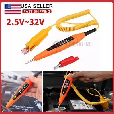Non-Contact LCD Electric Test Pen Voltage Car Digital Detector Tester 2.5-32V • $11.92