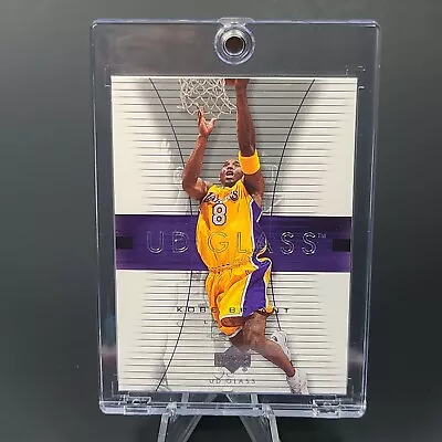 Kobe Bryant EXCLUSIVE INSERT UD GLASS LAKERS CARD - INVESTMENT - MINT • $41.98