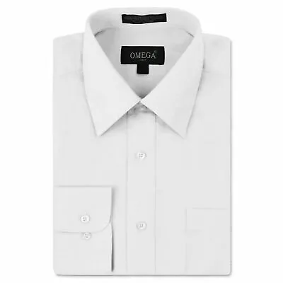 Men's Classic Button Up Long Sleeve Regular Fit Dress Shirt • $24.14