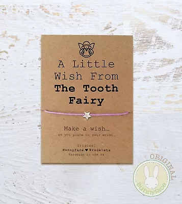 Tooth Fairy Wish Bracelet Daughter Child Under Pillow Gift Card Grandchild Niece • £1.99